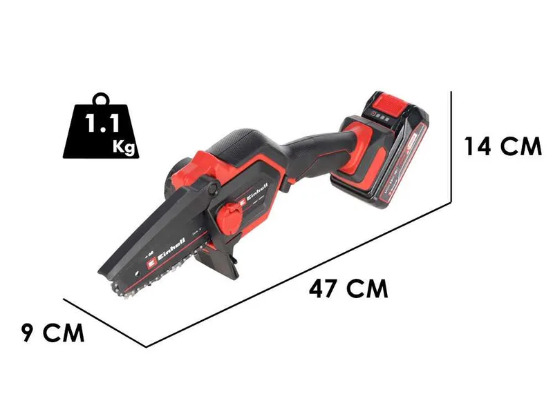Einhell GE-PS 18/15 Li BL - Élagueuse manuelle à batterie - 18V 4Ah