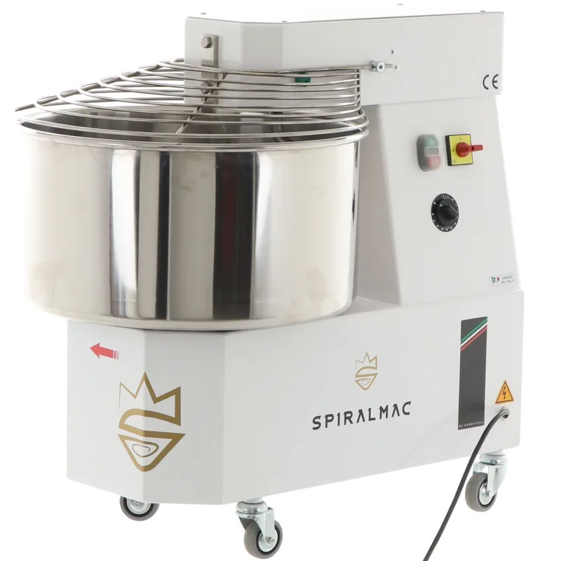 Pétrin à spirale SPIRALMAC SV44 - Capacité de pâte 44 Kg - 2 CV