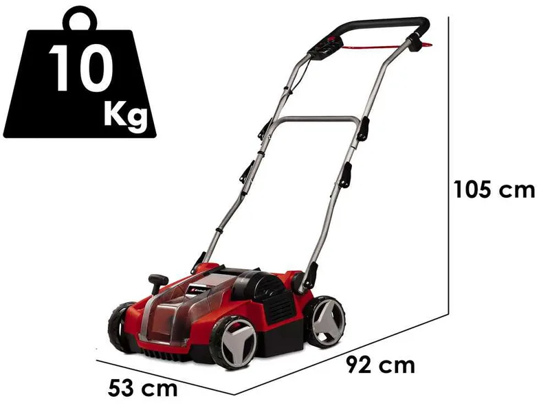 Einhell GE-SC 36/35 Li - Scarificateur aérateur à batterie - 2 x 18V / 5.2 Ah