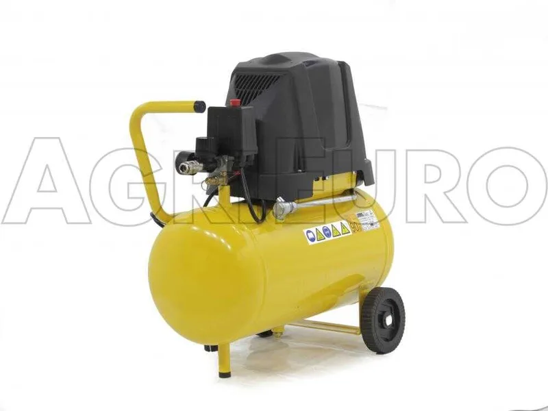 Abac pole position B15 - Compresseur d'air électrique sur chariot - Moteur 1.5 CV - 24 L oilless