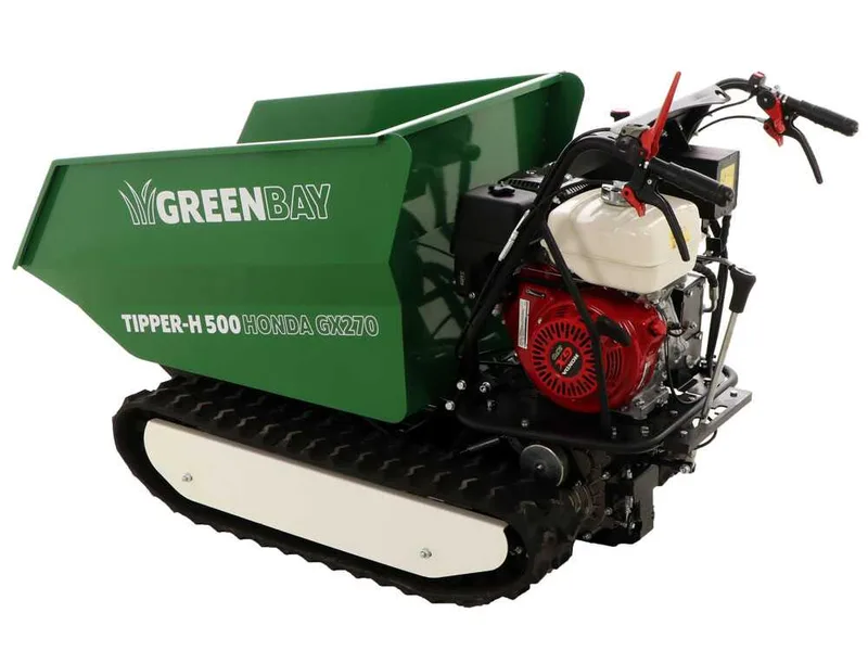 Brouette à chenilles dumper GreenBay Tipper-H 500 - Moteur Honda GX270