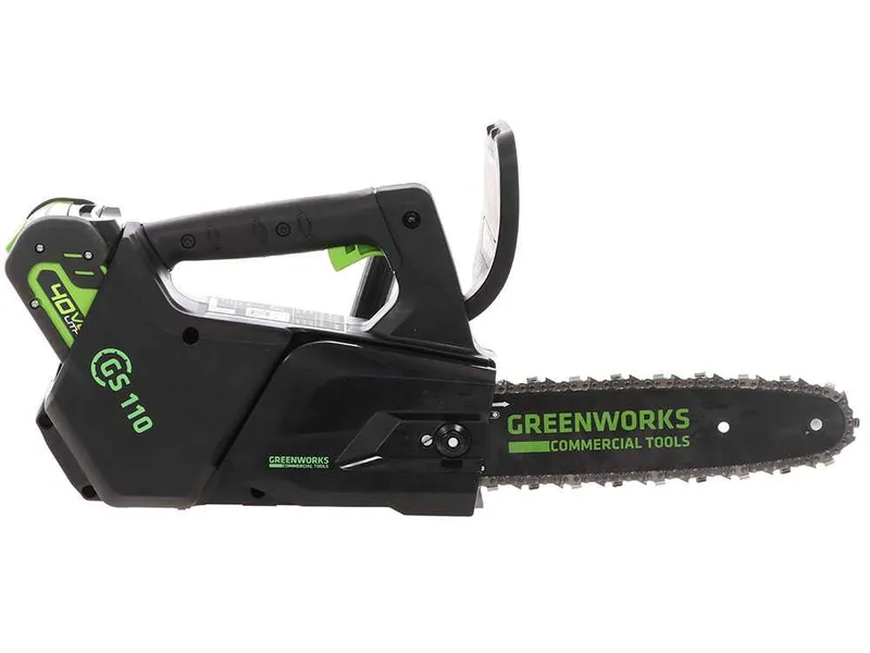 Greenworks GD40TCS - Tronçonneuse de taille électrique 40V 2Ah - Guide 25 cm