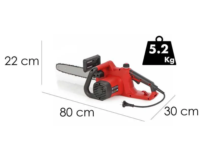 Einhell GC-EC 2040 - Tronçonneuse électrique 2000 W - Guide de 40 cm