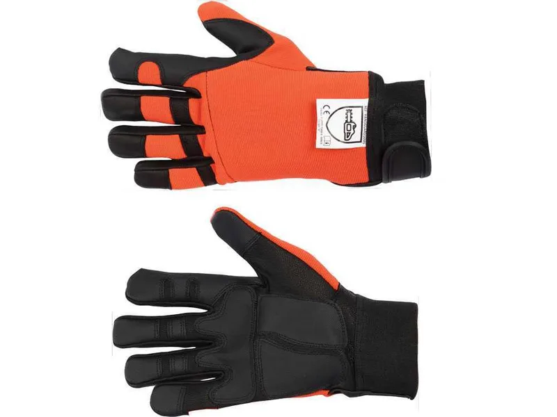 Gants anti-coupure pour tronçonneuse Solidur Forest - taille S (mesure 8)