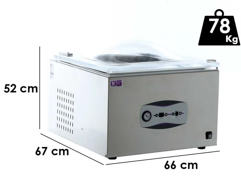 Besser Vacuum FUSION 52 - Machine sous vide à cloche - Barre de soudure de 50 cm