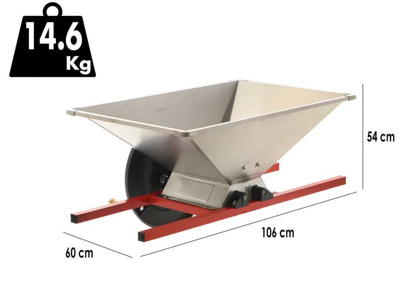Grifo PIG INOX - Fouloir à fruit à brancard manuel