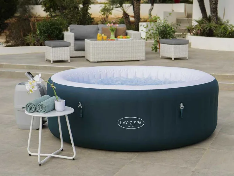 Bestway Lay-Z-Spa Miami AirJet 6001D vert - Ø196x66 cm - Spa gonflable pour 5-6 personnes