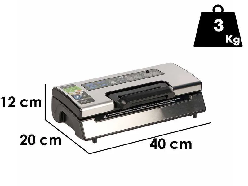 Laica VT3220 - Machine sous-vide - Double barre de soudure de 32 cm