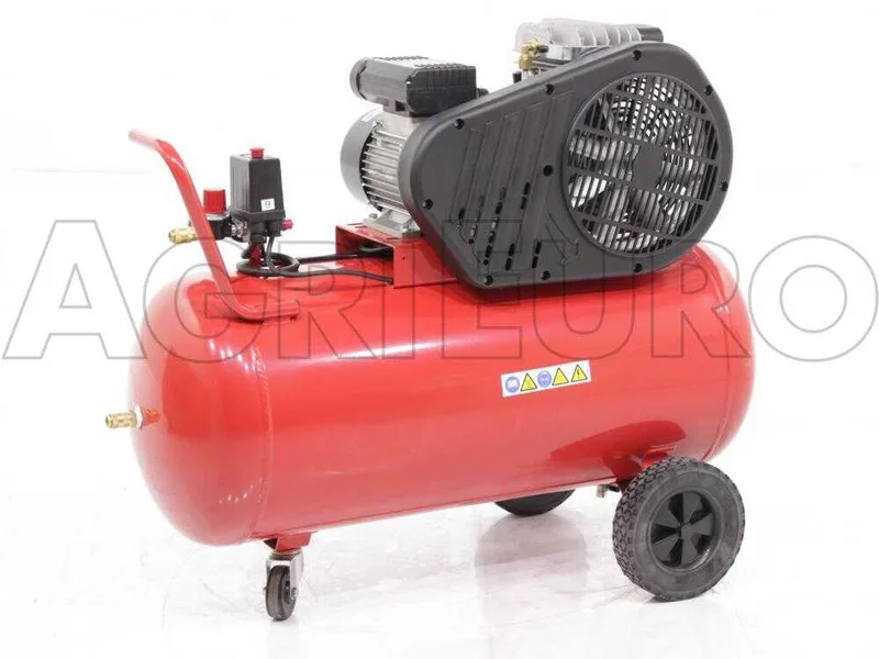 Ferrua FB28/100 CM2 - Compresseur d'air électrique monophasé à courroie - Moteur 2 CV - 100 L