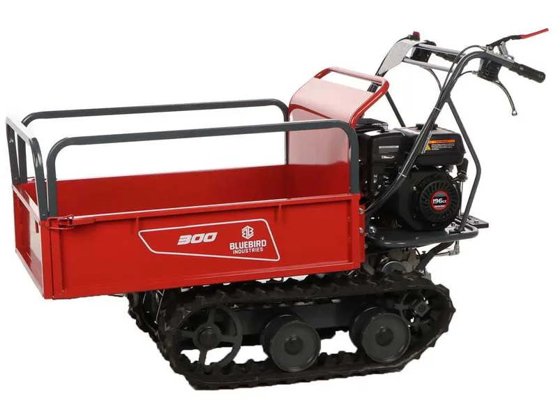 Blue Bird Carrier 300 - Brouette extensible à moteur sur chenilles - Charge 300Kg