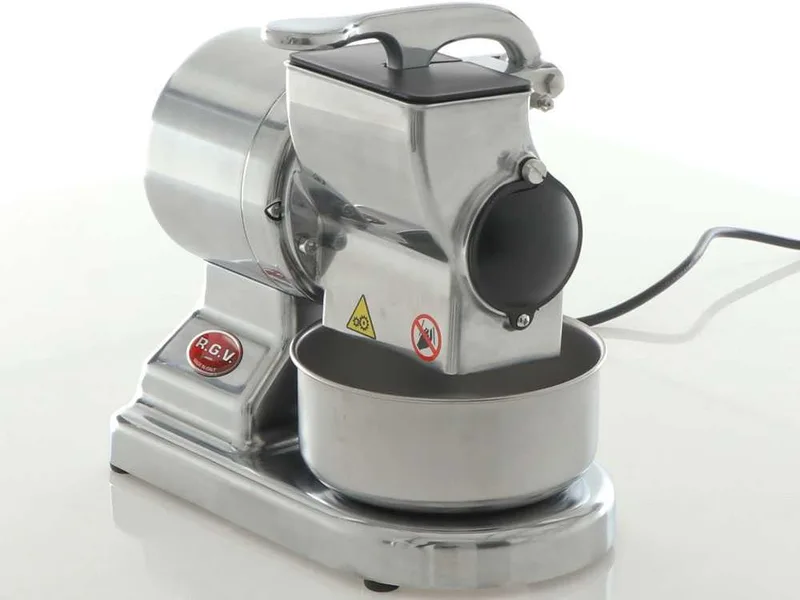 RGV Robusta - Râpe à fromage électrique de table Silver - En aluminium - 450W