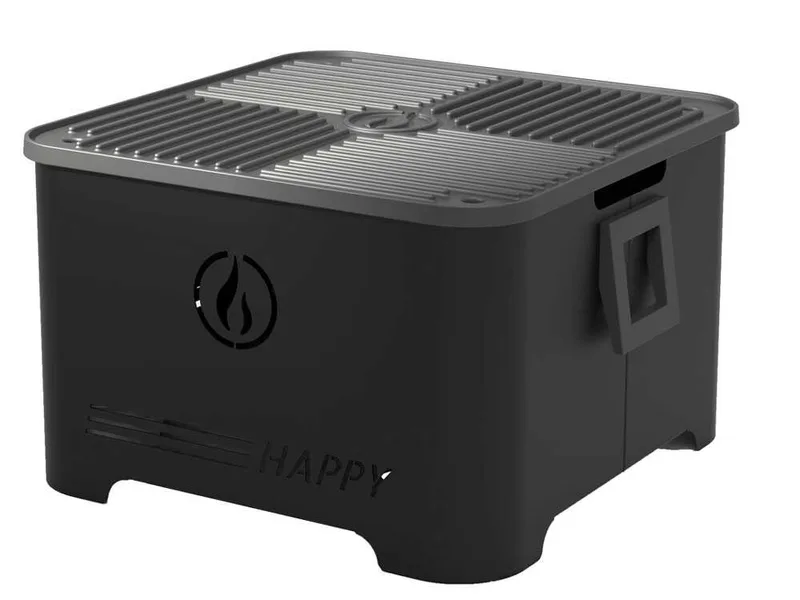 Linea VZ Happy Nero - Barbecue à pellets portable