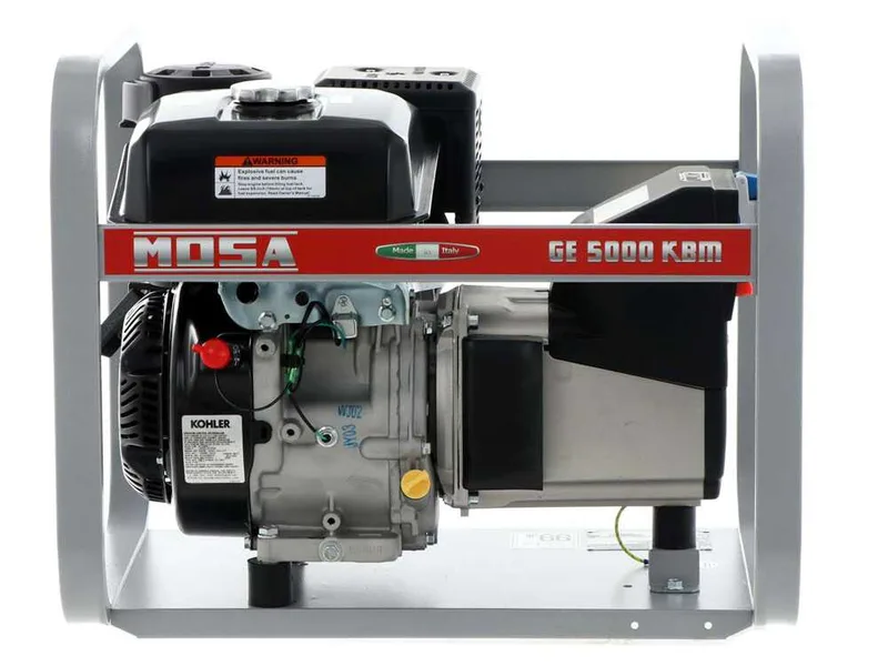 MOSA GE 5000 KBM - Groupe électrogène 4.4 KW monophasé - Alternateur italien - Moteur Kohler CP CH 395