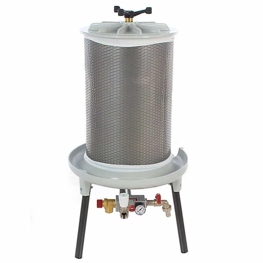 Grifo PEW20 – Pressoir hydraulique pour fruits 20 L – Cuve en acier inoxydable