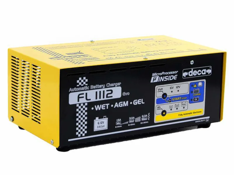 Deca FL 1112 - Chargeur de voiture et moto - électronique - monophasé - pour batteries 6-12V