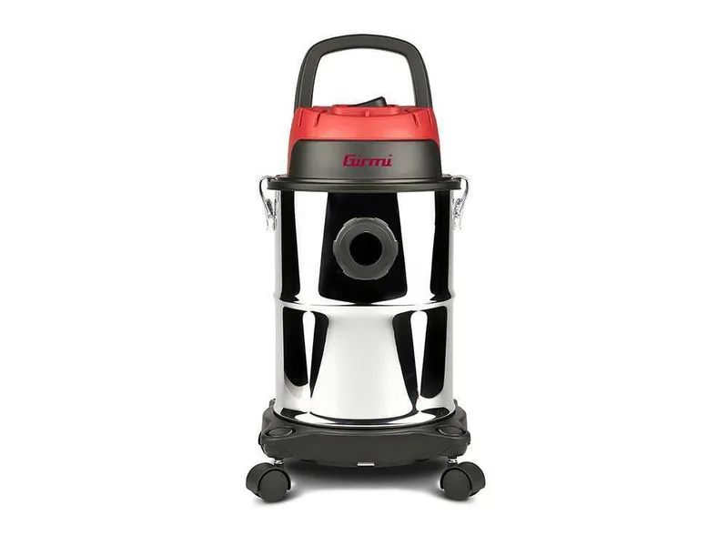 Girmi AP45 - Aspirateur solides et liquides wet & dry - 15L - 1000W - acier inox