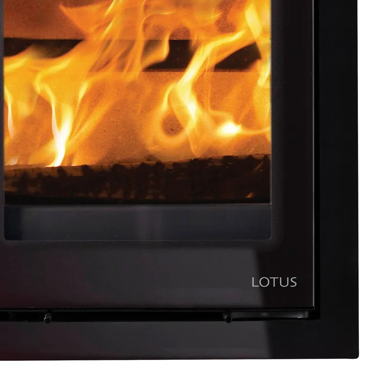 Lotus H700 Insert de cheminée Black Magic / Charnières à gauche