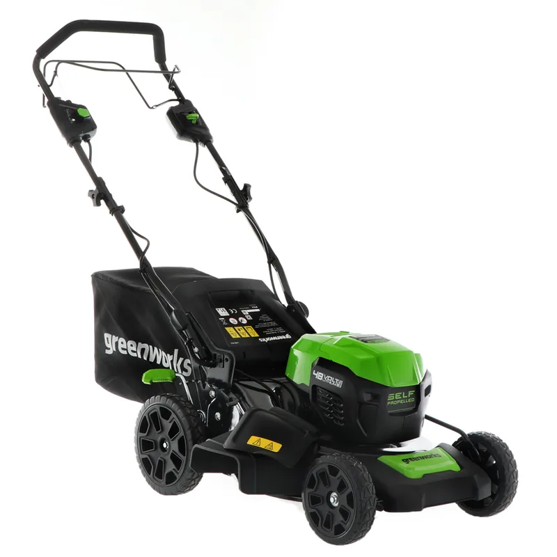 Greenworks GD48LM46SP - Tondeuse à gazon batterie 48V