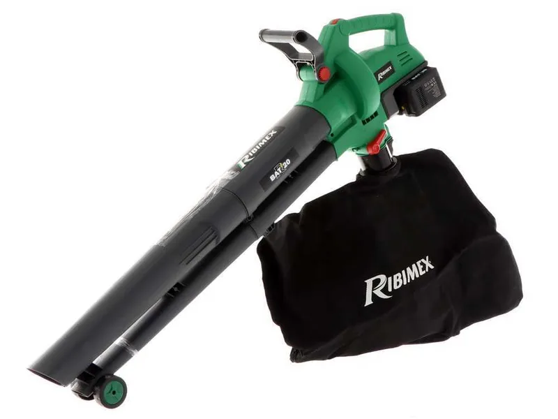 Ribimex PRBAT20-ASBSB - Souffleur aspirateur à batterie