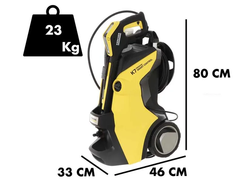 Karcher K7 Premium Smart Control Home - Nettoyeur haute pression avec laveur de sols T7 - 180 bar - avec Bluetooth et App Home & Garden