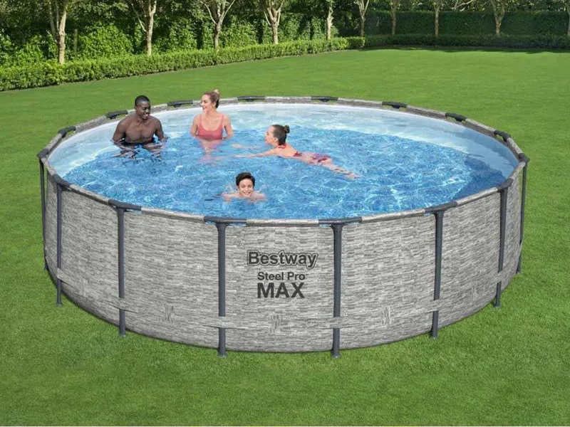 Bestway Steel Pro max 5619E - Ø488x122 cm - Piscine ronde