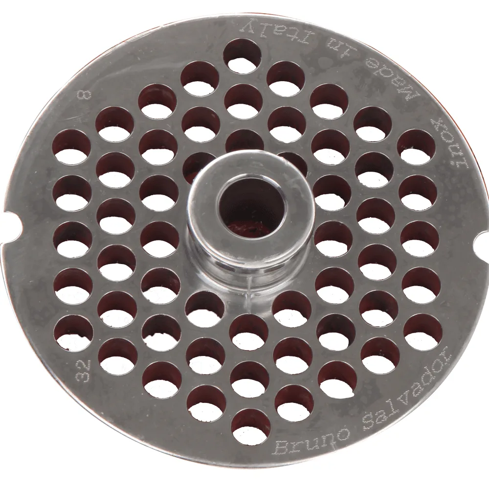 Filière pour hachoir à viande N.12 - trous de Ø 8 mm - diamètre filière 69 mm