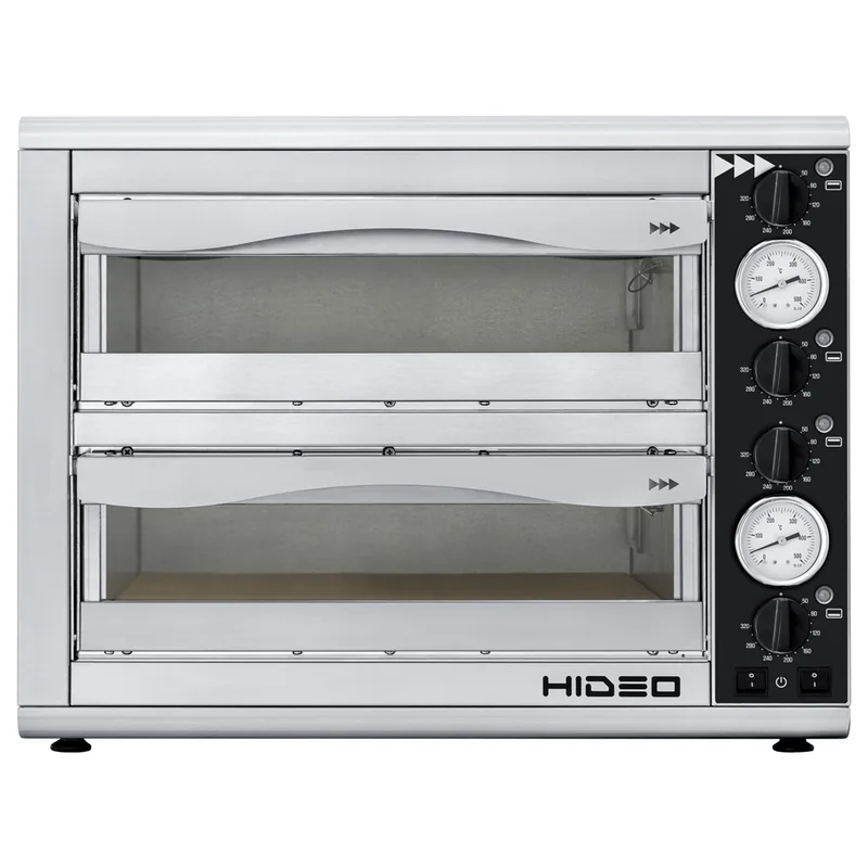 Prismafood HIDEO 2/40 - Four électrique à pizza - 3200 W