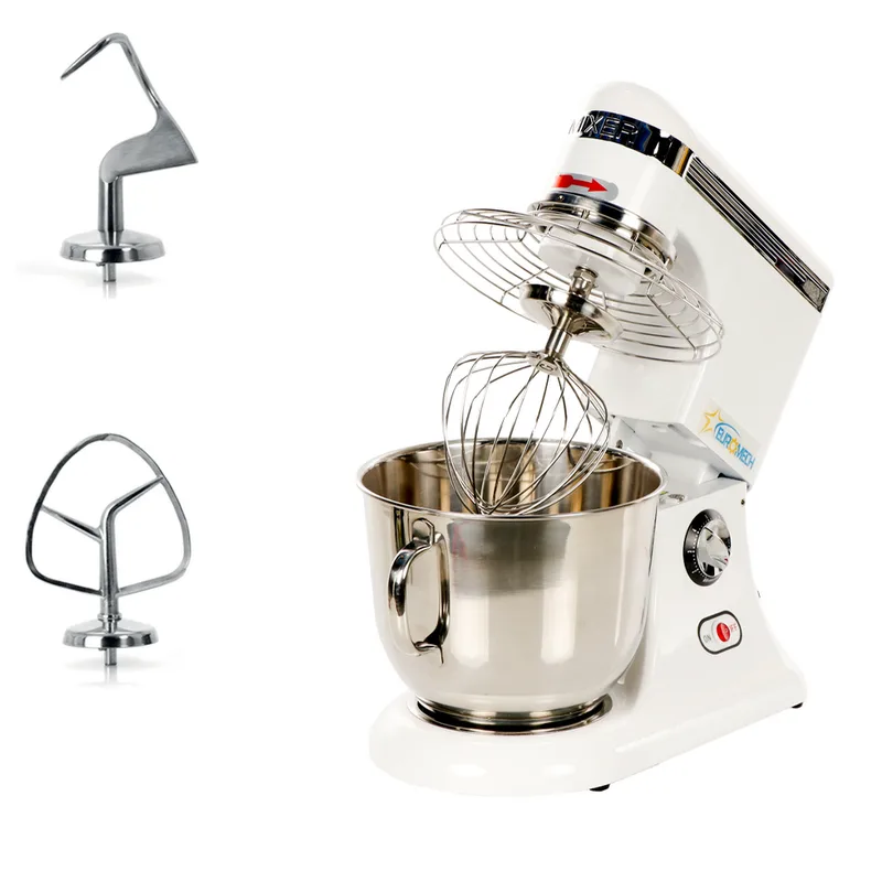 Euromech EPM 5 - Batteur mélangeur planétaire à vitesse variable - Cuve en inox 5L