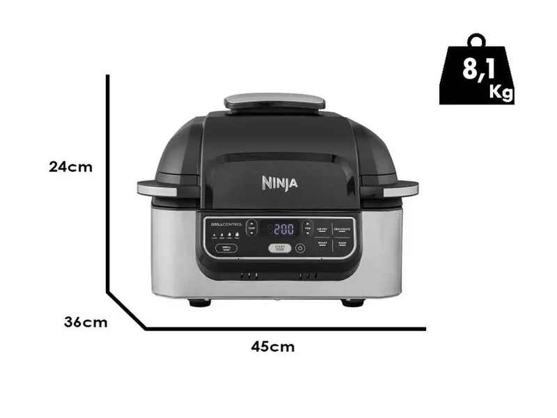 Ninja Foodi AG301EU - Friteuse à air chaud 5,8 L