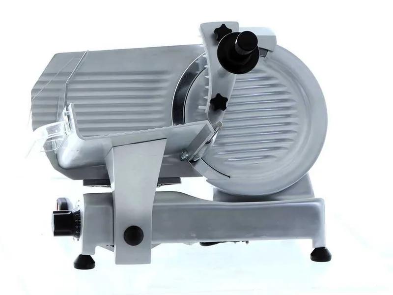 Trancheuse FAC F 250 R - Corps en Alliage d'aluminium anodisé - Avec parties lavables - Lame de 250 mm - Affûteur fixe