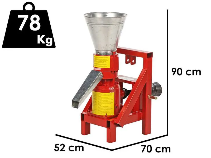 GeoTech Pro TWPM150 - Presse à pellets pour tracteur - Fabrication de pellets pour le chauffage