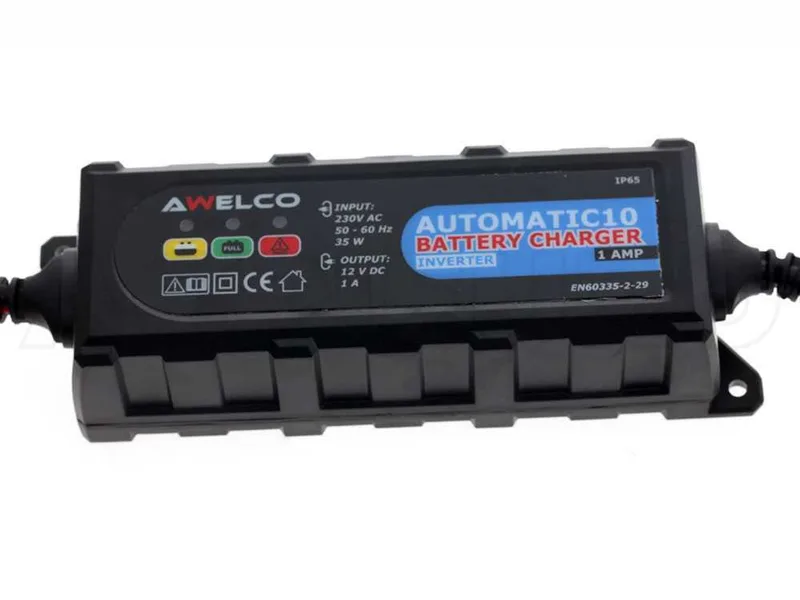 Awelco Automatic 10 - Chargeur de batterie à onduleur automatique - 12V - batteries jusqu'à 30A