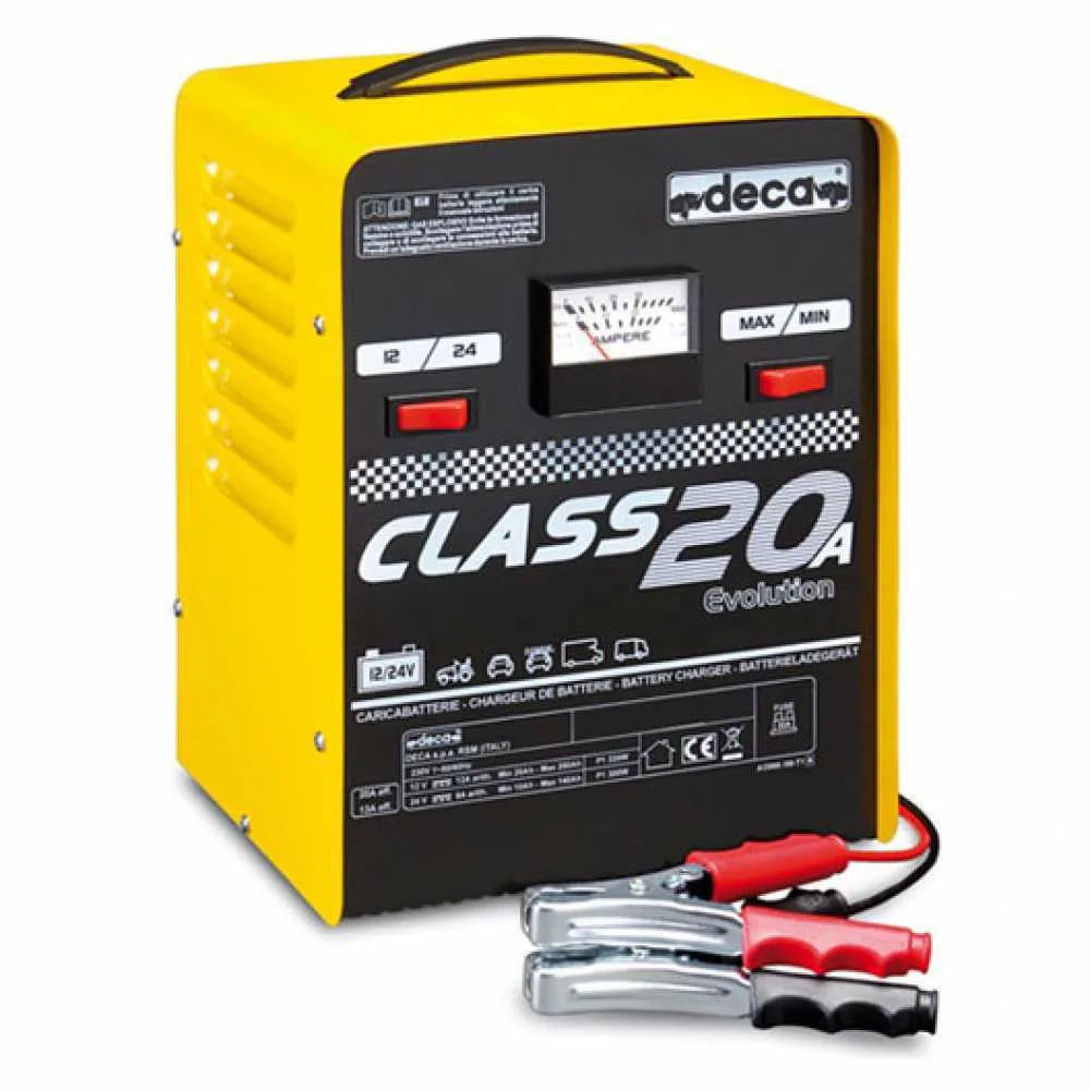 Deca CLASS 20A - Chargeur de voiture - portable - alimentation monophasée - batteries 12-24V