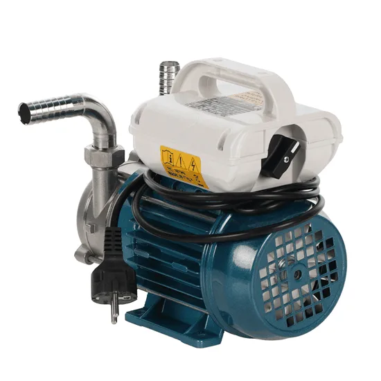 Tellarini ALM 20-SR - Pompe électrique de transfert pour huile en acier inoxydable - Raccord en acier inoxydable droits + courbés - Choisissez vos raccords