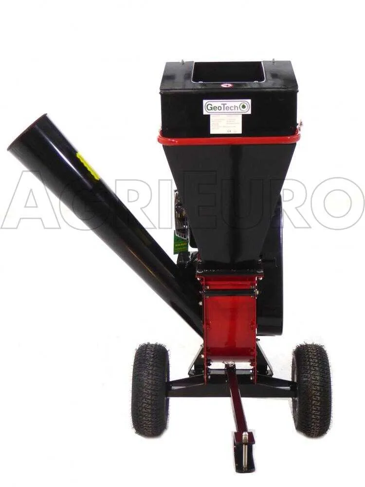 GeoTech GS150E - Broyeur branches thermique - Moteur Loncin essence 15 CV - Démarrage électrique