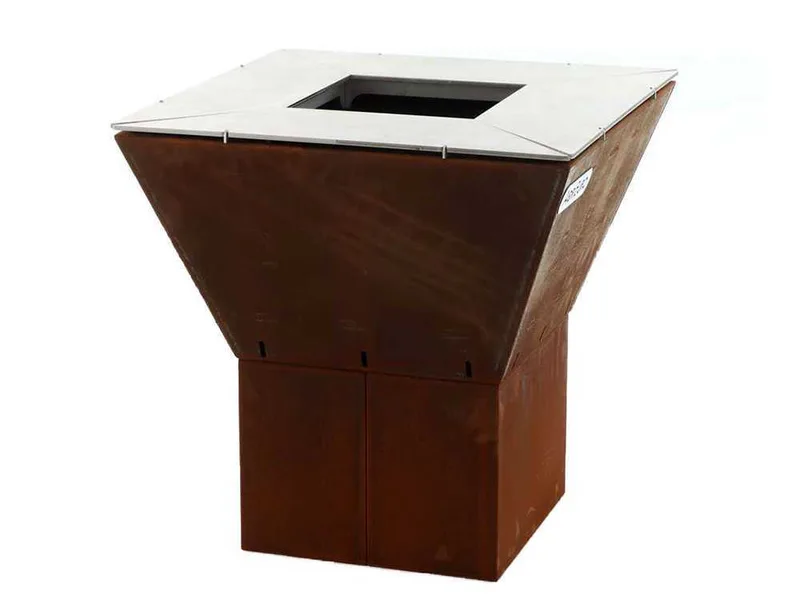 Top Line Gringo B038 - Barbecue à bois en corten