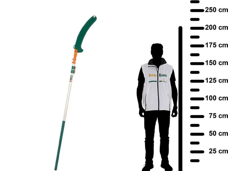 GeoTech STP-500 - Scie de jardin sur perche - 240-500cm