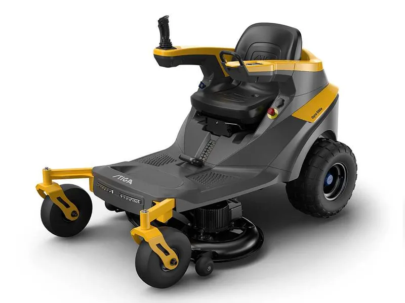 Stiga Gyro 500e - Tracteur tondeuse axiale à batterie - Moteur électrique à batterie 48V / 40Ah