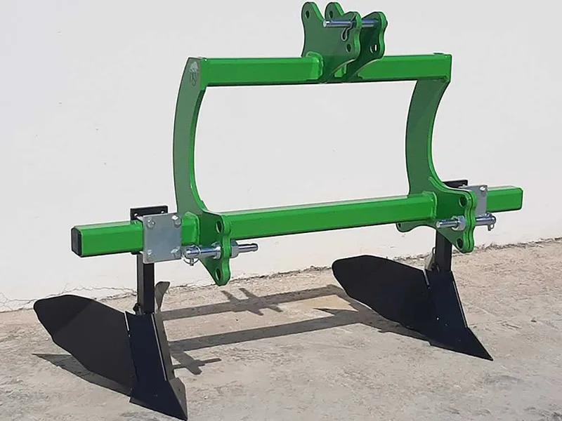 Seven Italy Big - Butteur à 2 dents - Châssis de 140 cm - Pour tracteurs avec attelage à trois points