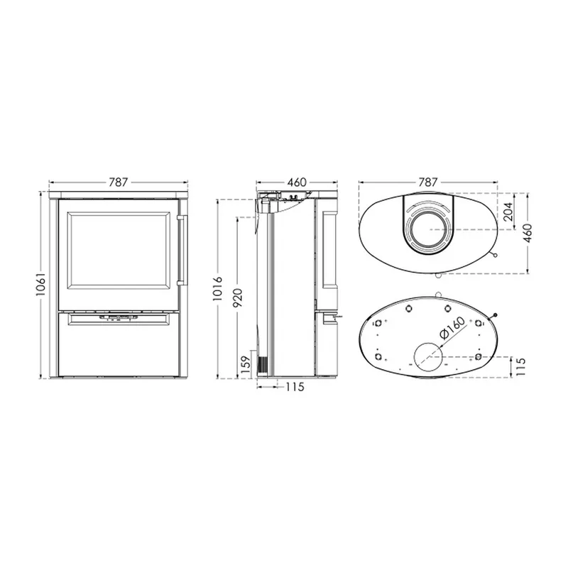 TermaTech TT55RS poêle à bois