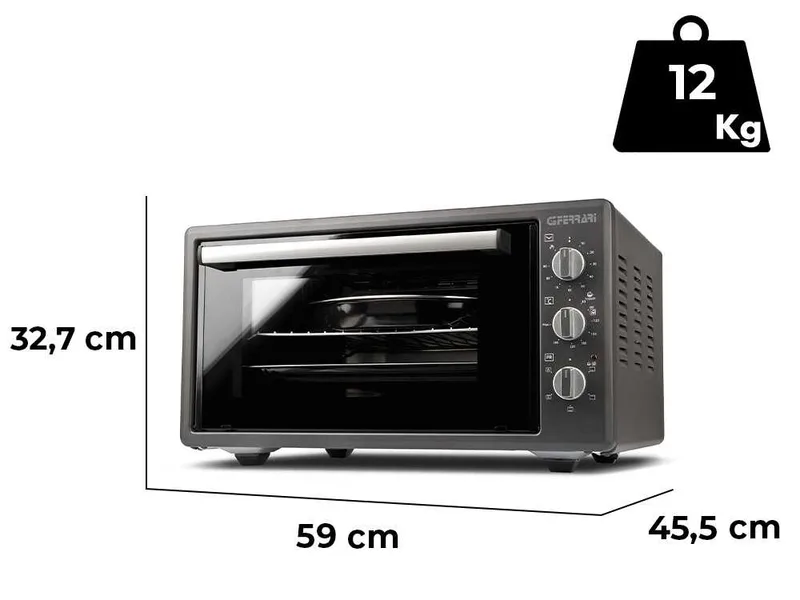 G3 Ferrari Rostò Titanium - Four électrique ventilé - 45L 1400W