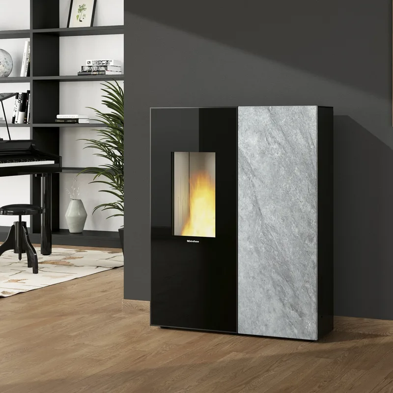 Extraflame sharon PLUS petra - pierre naturelle poêle à granulés evolution line