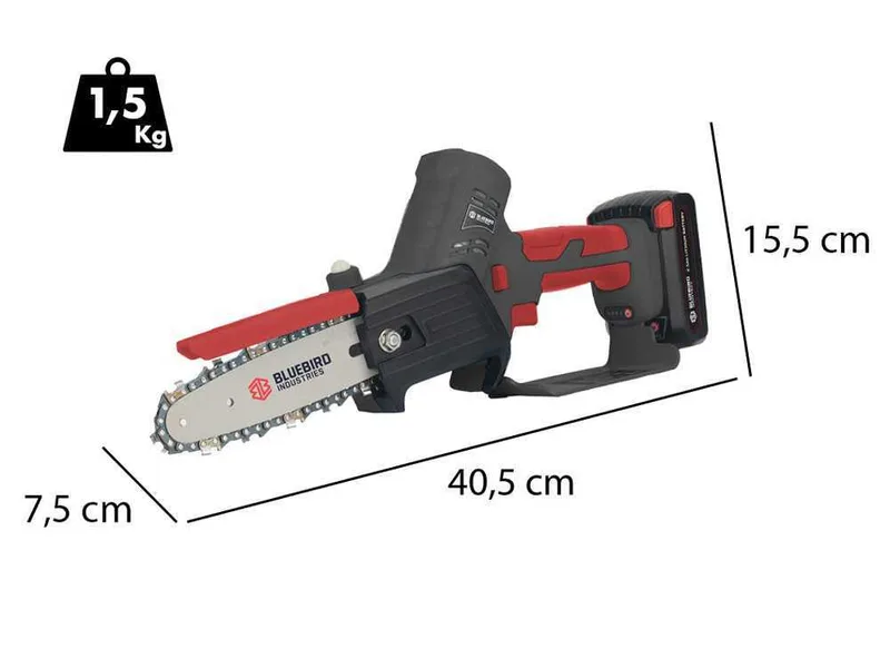 Élagueuse sur batterie Blue Bird CS 22-06 TIMBER - Batterie 21V 2.5Ah