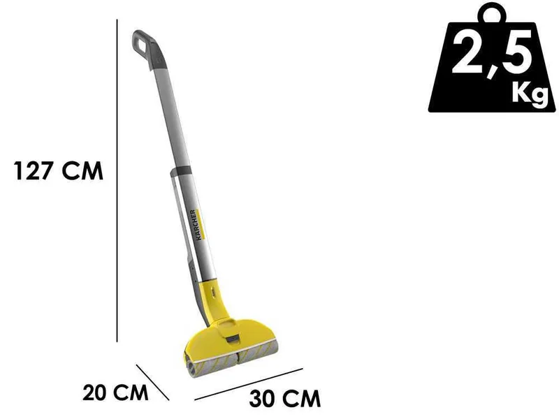 Kärcher EWM 2 - Nettoyeur de sol à batterie sans fils 3 en 1 : lave, sèche, aspire
