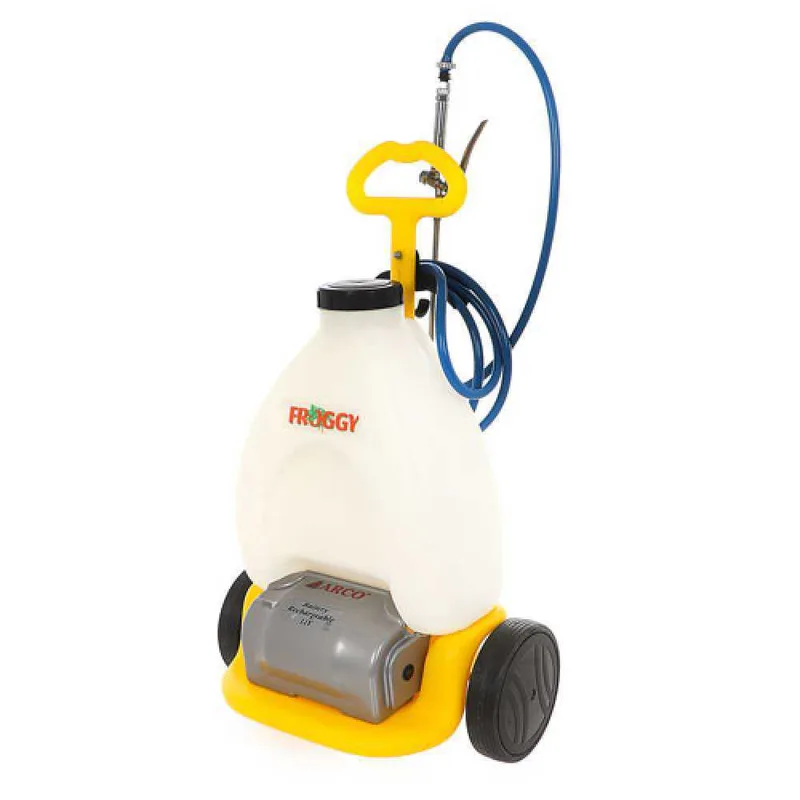 Pompe de pulvérisation à batterie à trolley ARCO Froggy Eco 12 volt - réservoir 20 lt