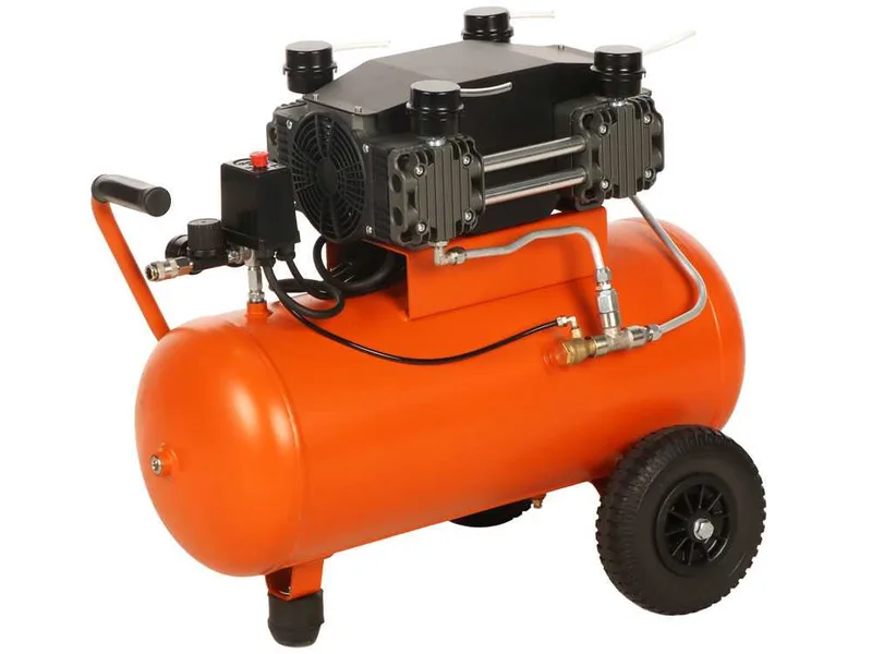 Italyco KP 50/3 OL - Compresseur d'air électrique monophasé silencieux - Oil-less - Moteur 3 CV - 50 l