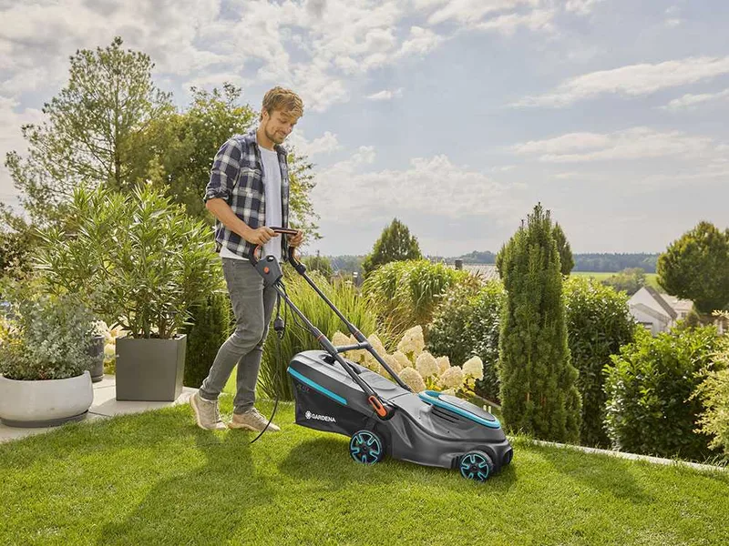 Gardena PowerMax 37/1800 - Tondeuse à gazon électrique - 1800W - Coupe de 37 cm