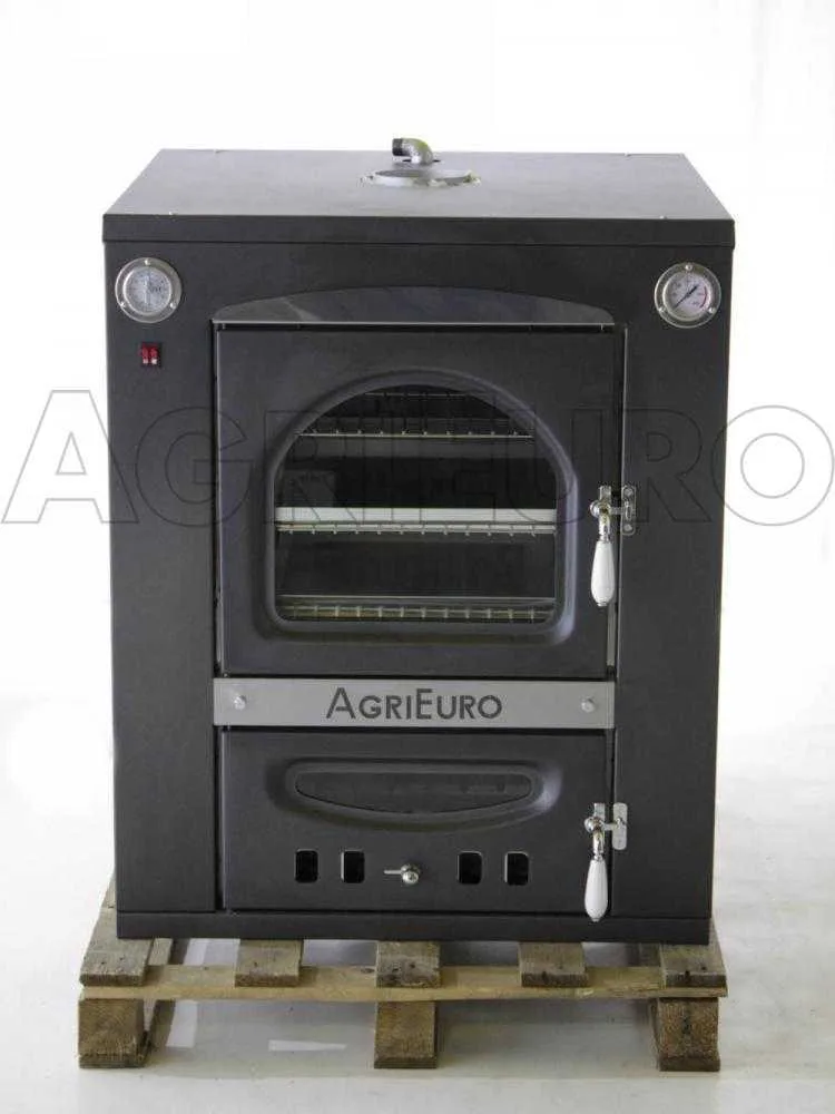 AgriEuro Medius 60 Inc - Four en acier à bois encastrable - Ventilé