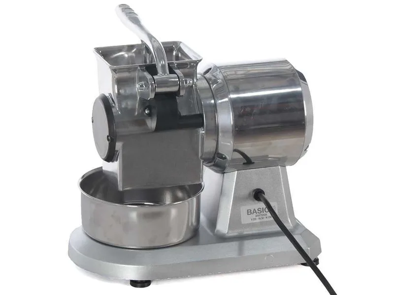 Agrieuro Top Line Basic Silver - Râpe électrique de table - en aluminium moulé sous pression - 250W