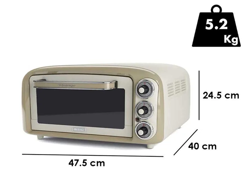 Ariete Vintage Beige - Four électrique statique - 18L 1380W